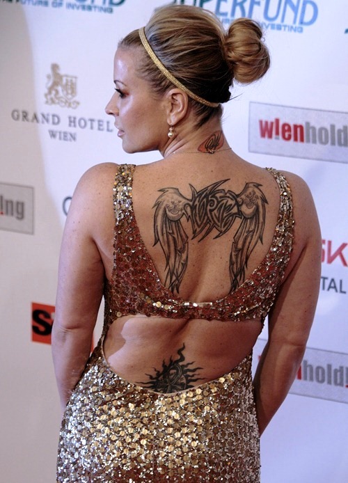 Back Wing Tattoo Designs Women