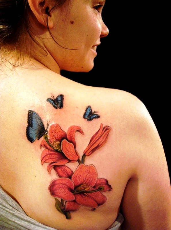 Beautiful-Butterfly-Lily-Tattoos-for-Women