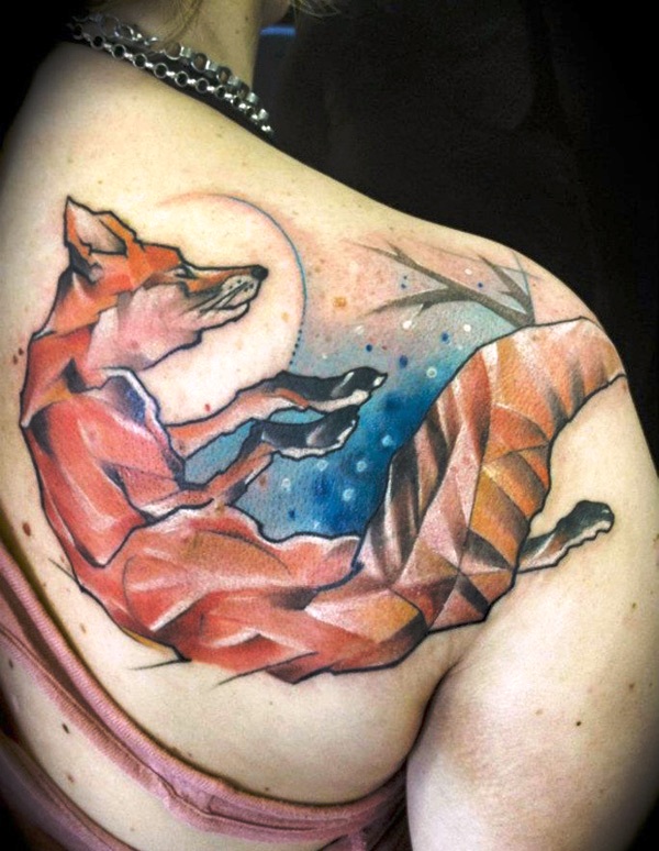 Beautiful Tattoos for Women Fox