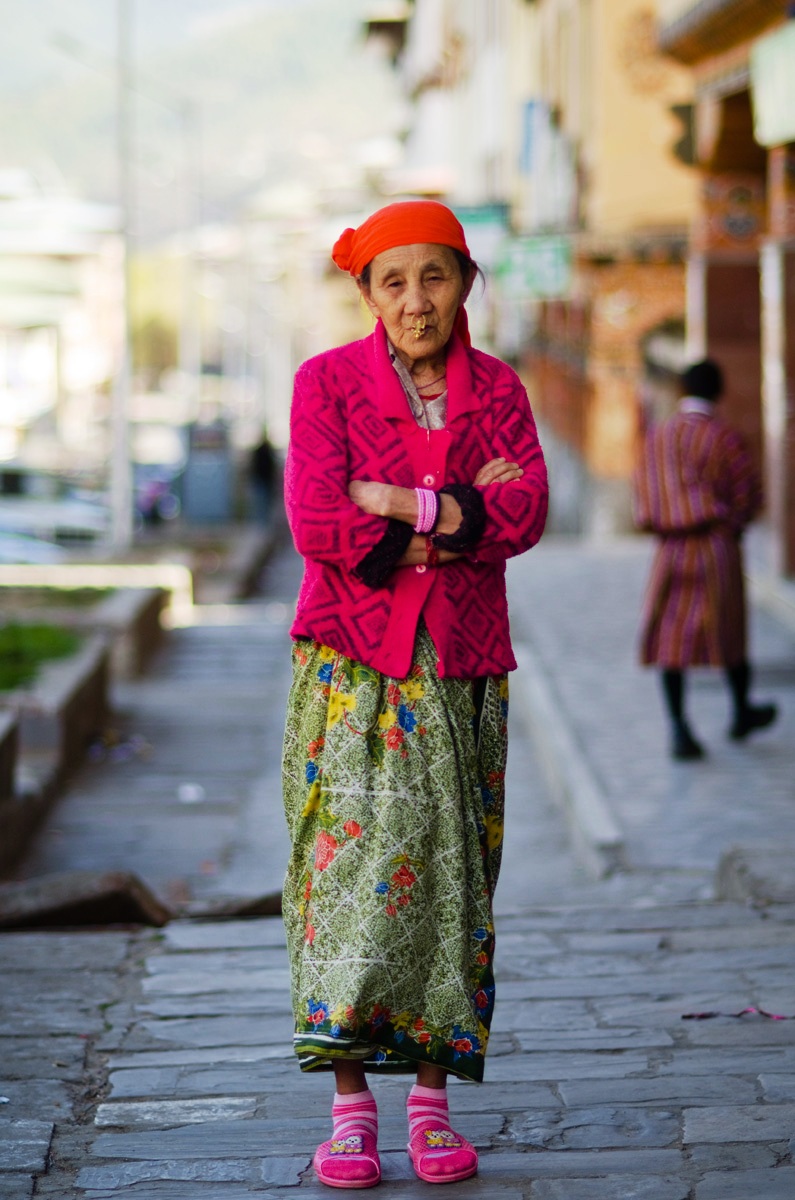 Bhutanese Women Bhutan Street-Style