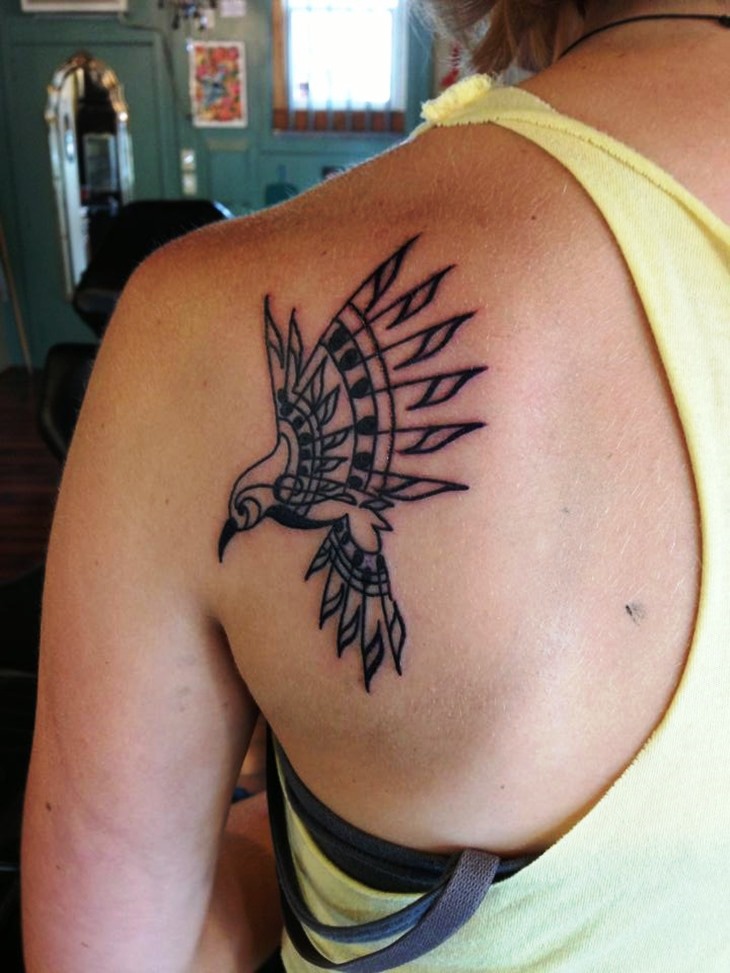 Bird Tattoos On Shoulder f