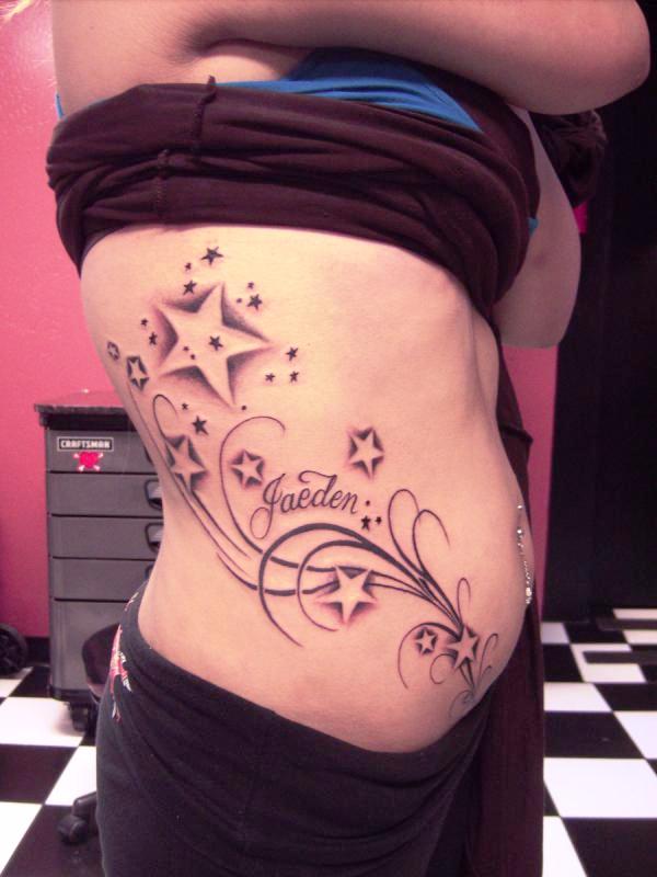 Butterfly Tattoos on Hip For Girls Butterfly