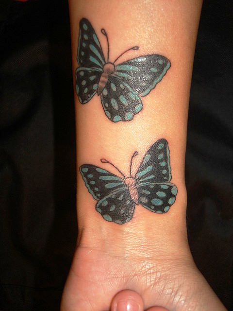 Butterfly Wrist Tattoos Women
