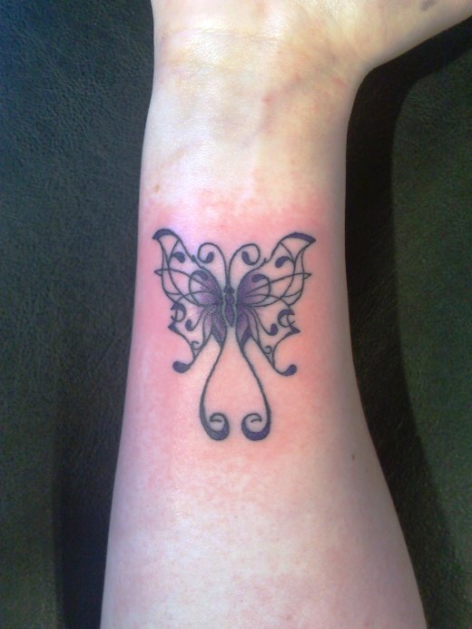 Butterfly Wrist Tattoos for Women