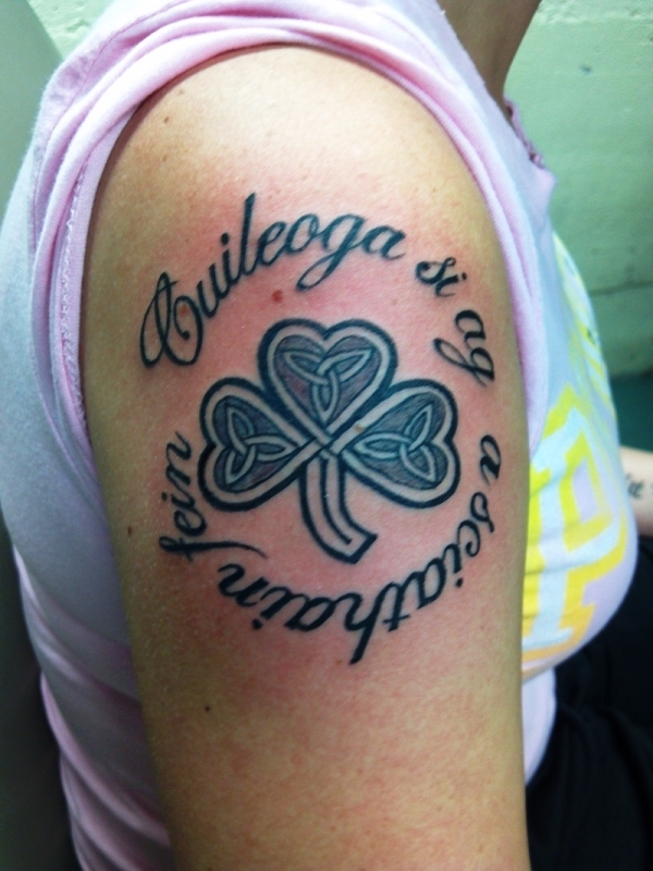 Celtic Clover Tattoos for Women
