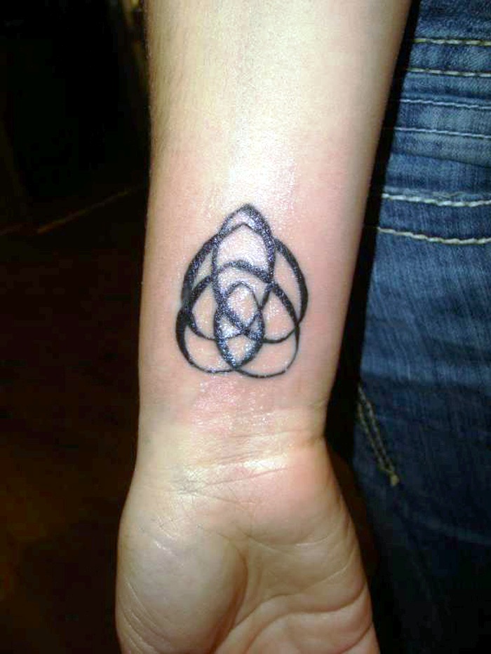 Celtic Knot Wrist Tattoo Women