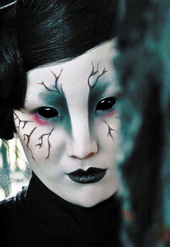 Creepy Halloween Makeup Women