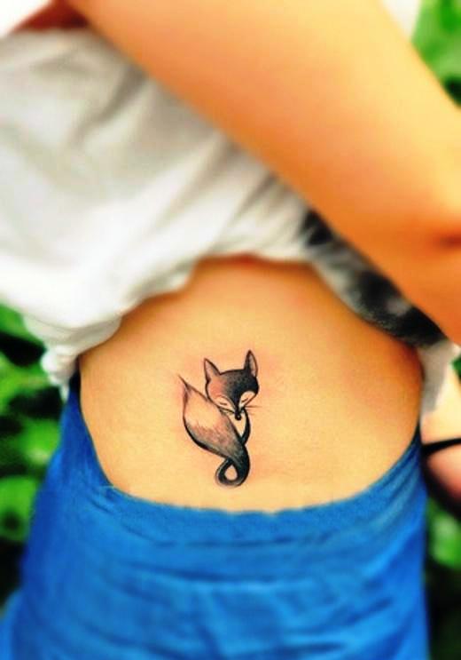 Cute Fox Tattoo