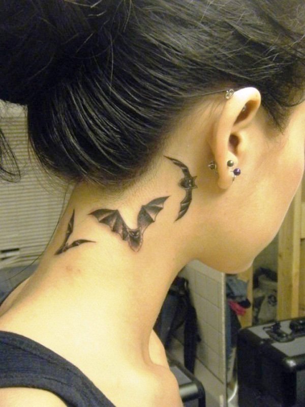 Cute Tattoos for Girls On Neck