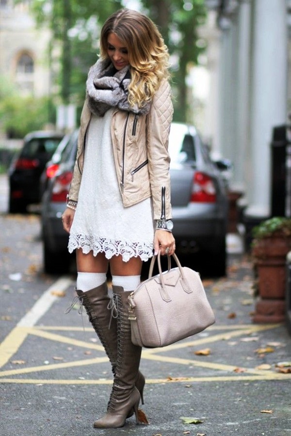 Cute Winter Outfit Ideas with Socks