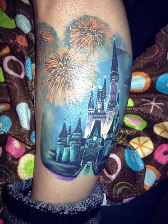Disney Cinderella Castle Tattoo
