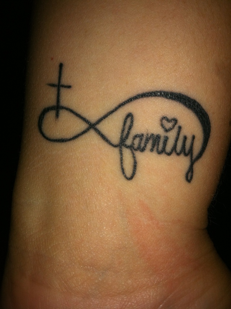 Family Love Tattoos On Wrist