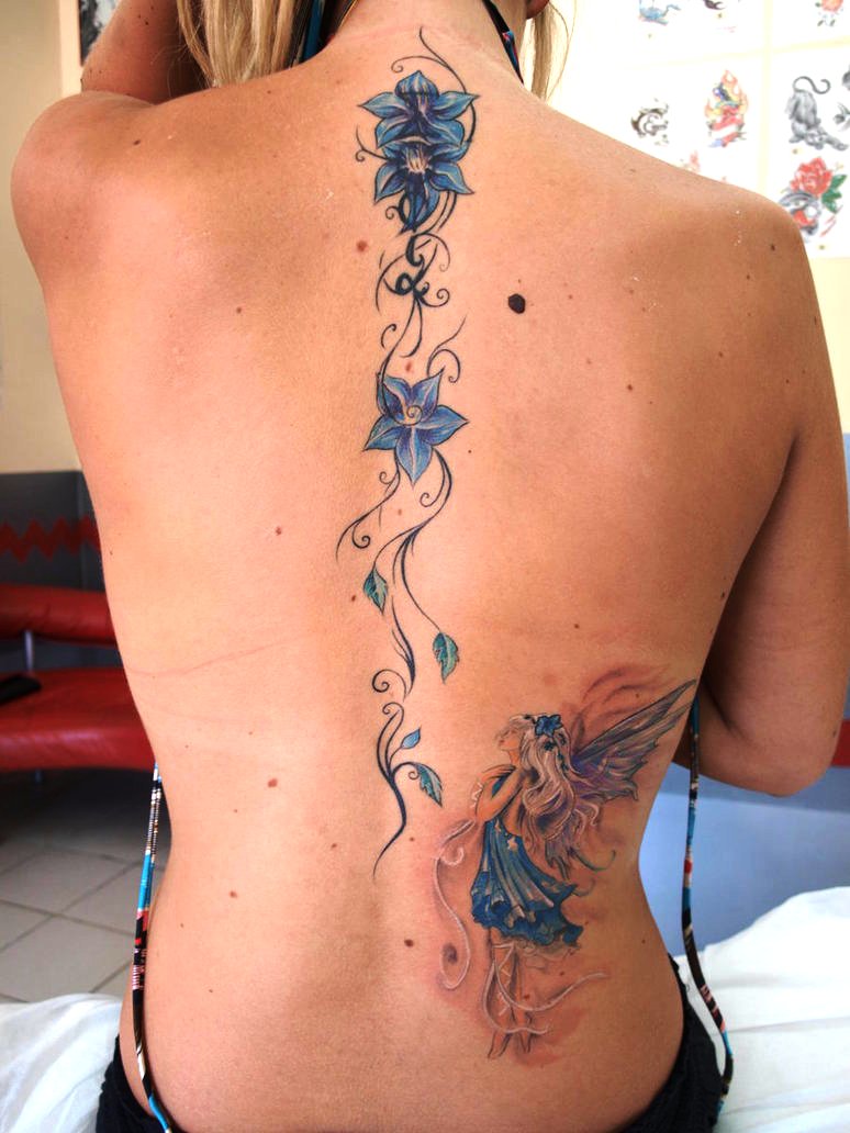 Flower Fairy Tattoo Designs