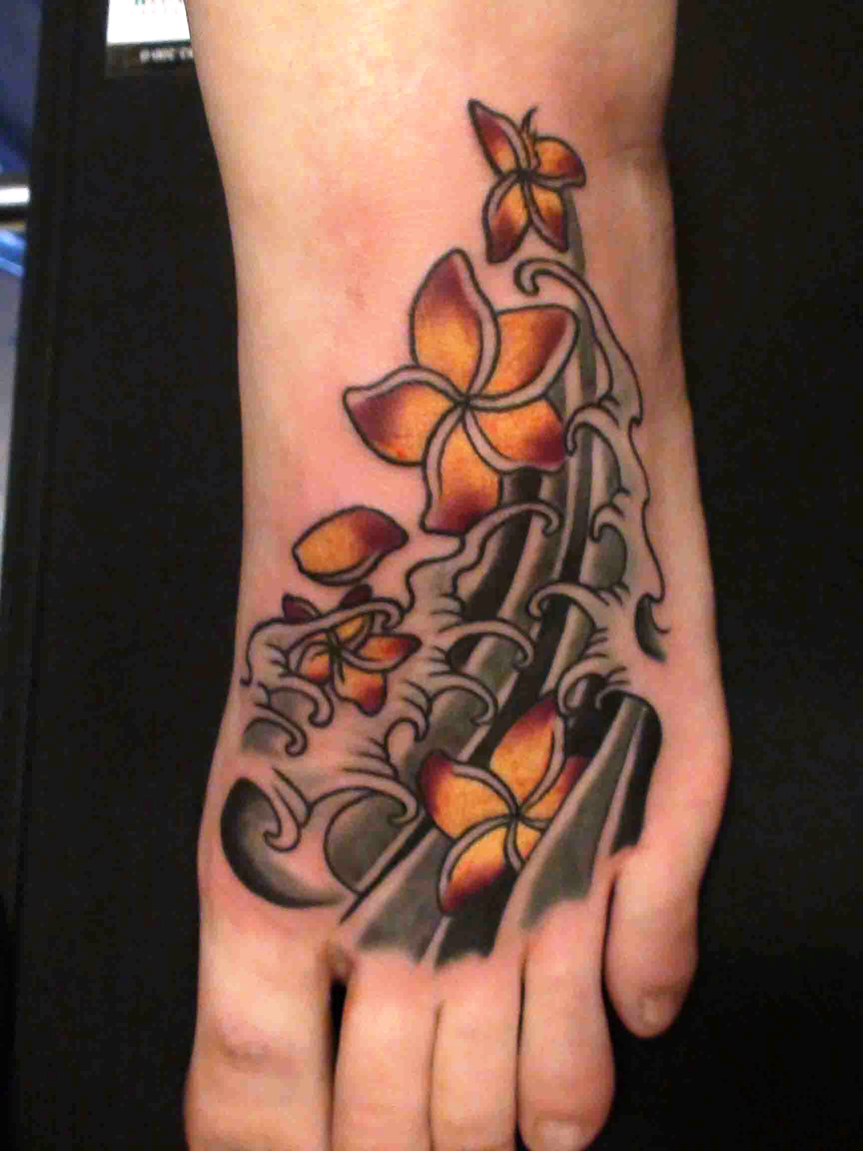 Flower-Foot-Tattoos-For-Women