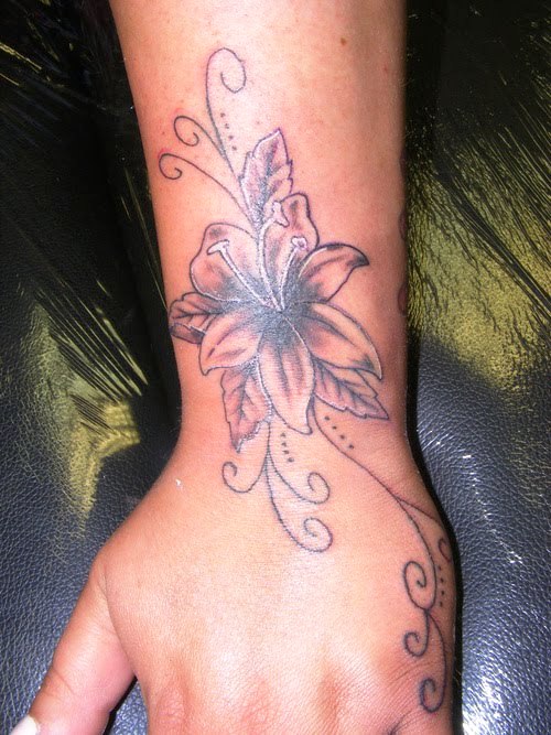 Flower Tattoos for Women On Wrist and Hand