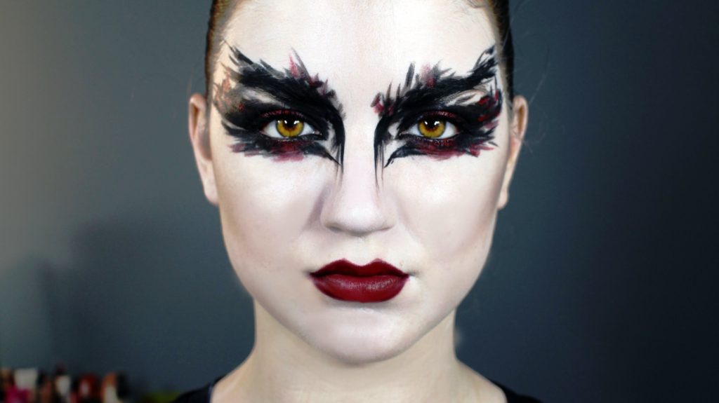 Black Halloween Makeup Ideas To Look Creepist This Year Flawssy