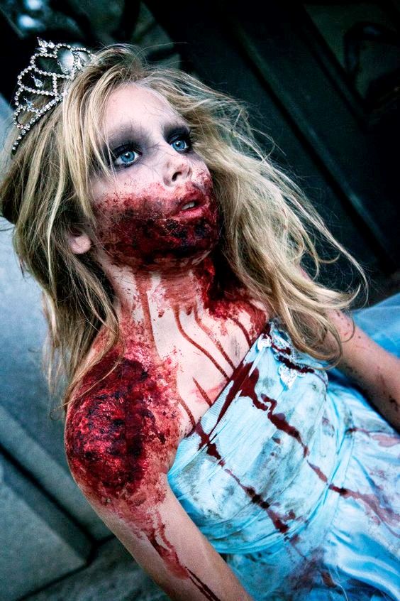 Halloween Makeup Zombie Prom Queen
