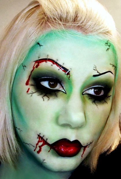 Halloween Zombie Costume Makeup