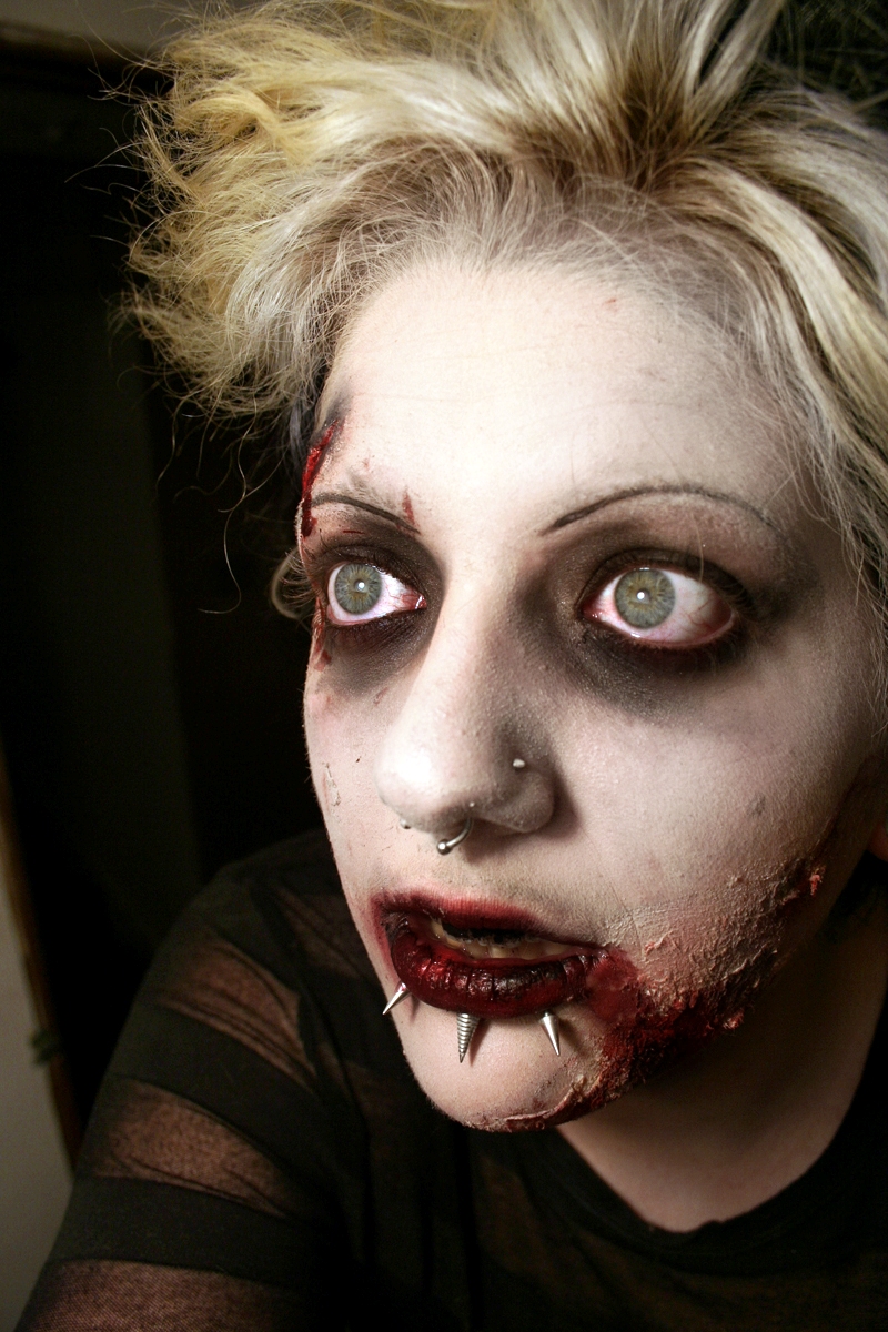 Halloween Zombie Makeup black