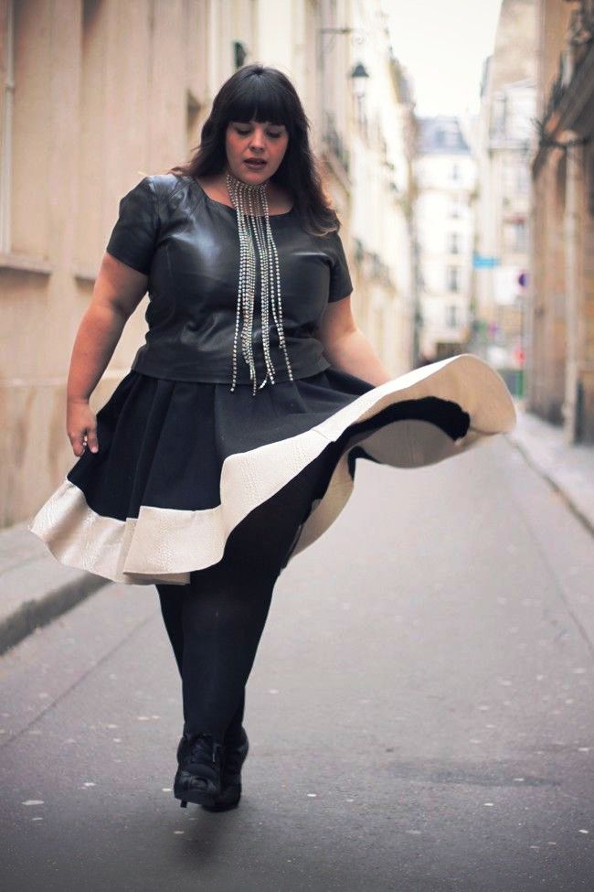 Leather-dresses-for-plus-size-women