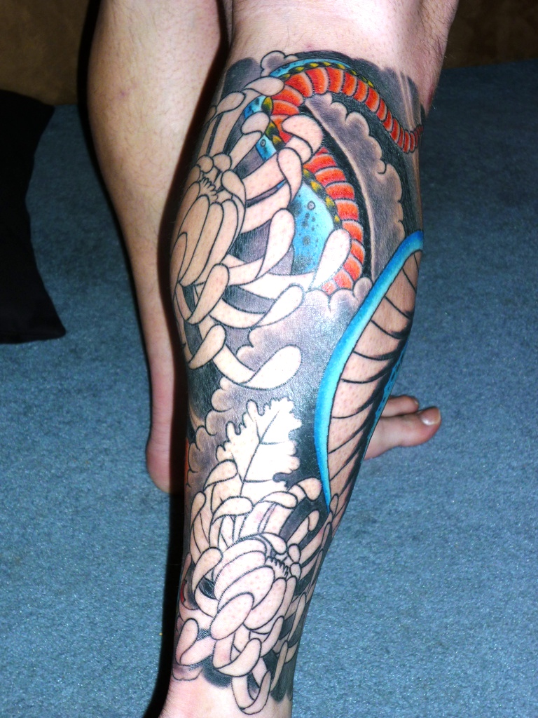 Leg Sleeve Tattoo Designs