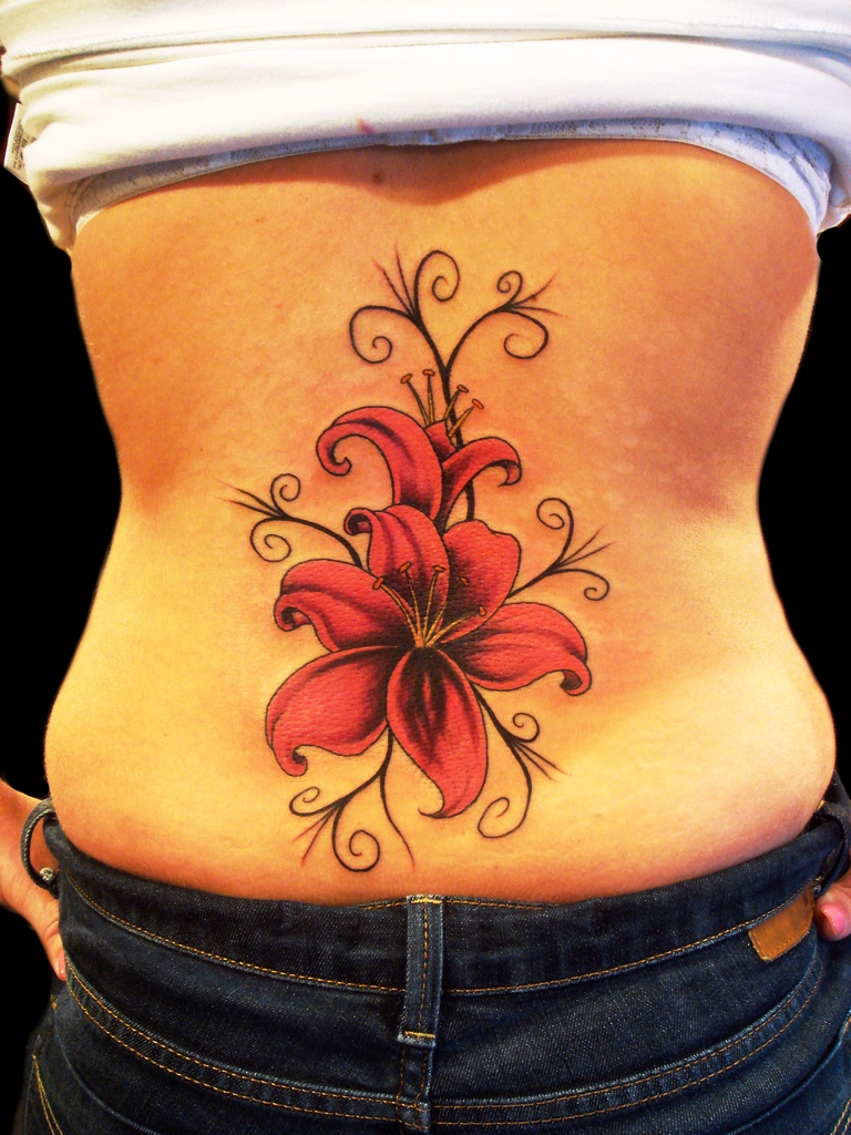 Lily Flower Tattoo Design ideas