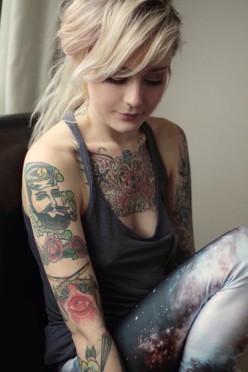 Lock-Tattoo-for-Girls-on-Chest