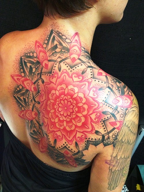 Mandala-Tattoo-for-Women-on-Back