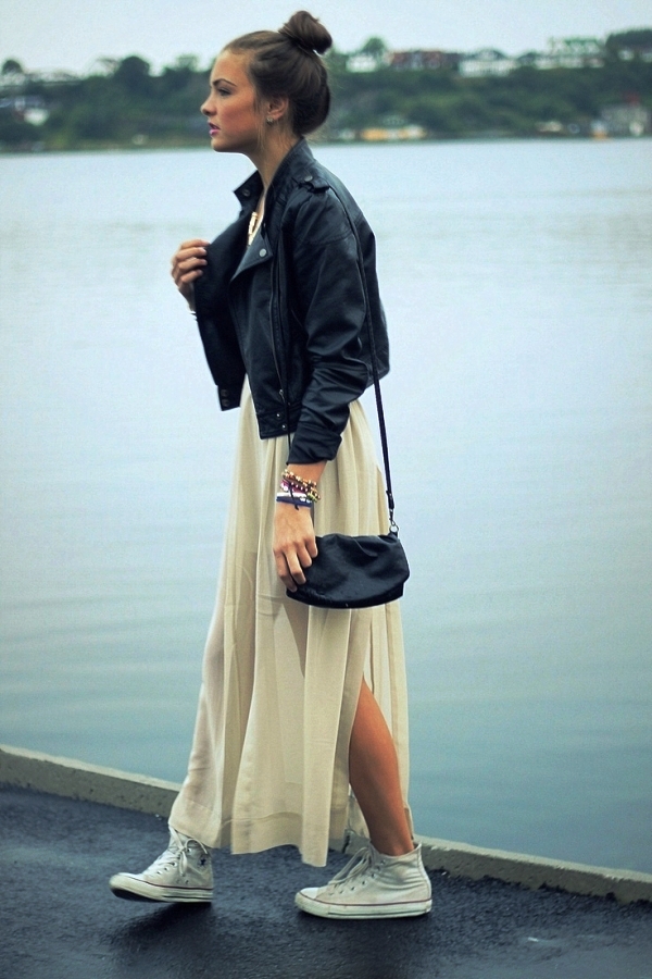 Maxi Skirt with Converse