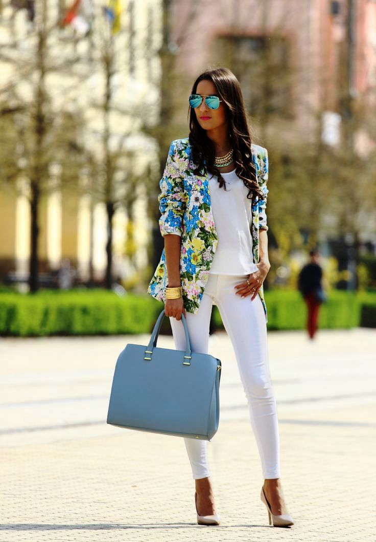 Outfits to Wear with White Blazer