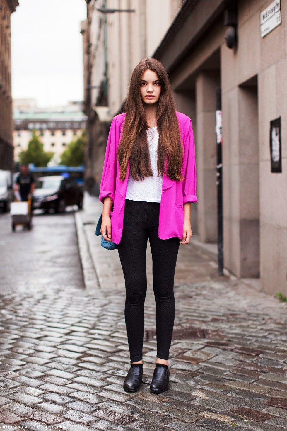 Pink And Green Street Style 2