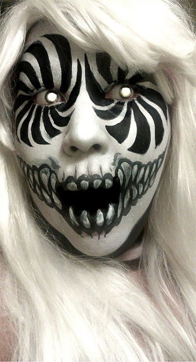 Scary Girl Halloween Makeup Ideas