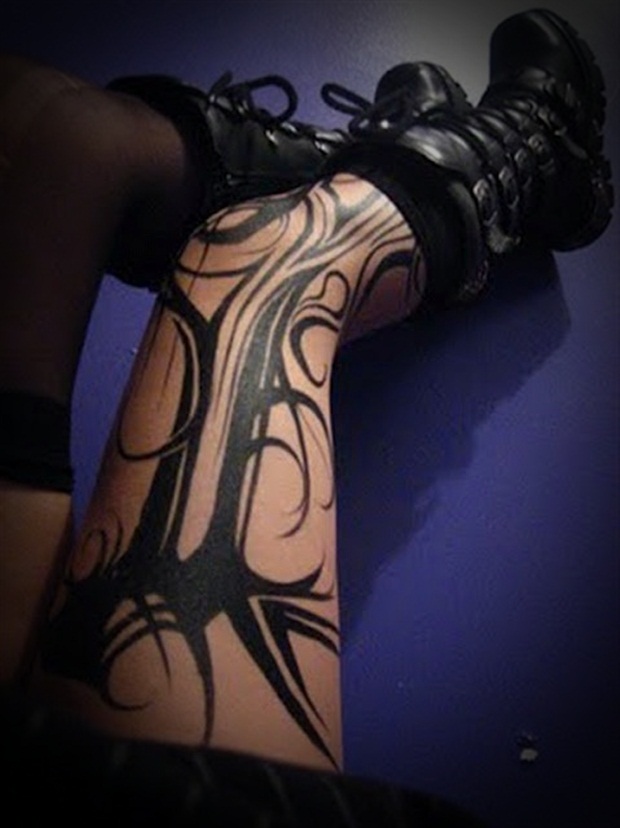 Sexy Women Leg Tattoo Designs