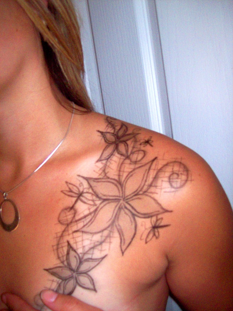 Shoulderreplay Tattoos Flowers Women