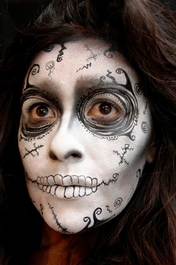 Tim Burton Halloween Makeup Ideas