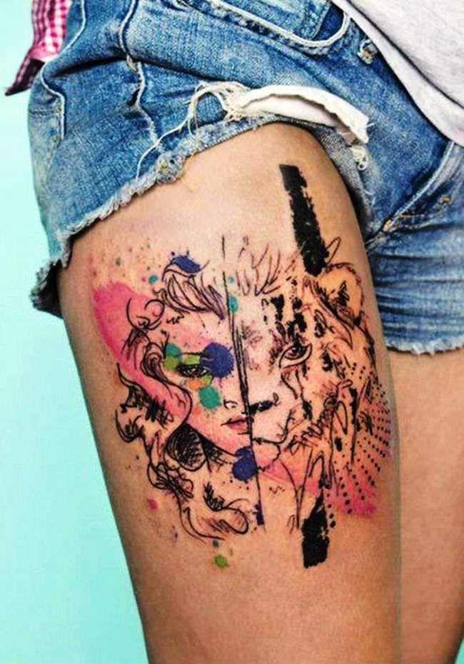 Watercolor Tattoos for Women ideas