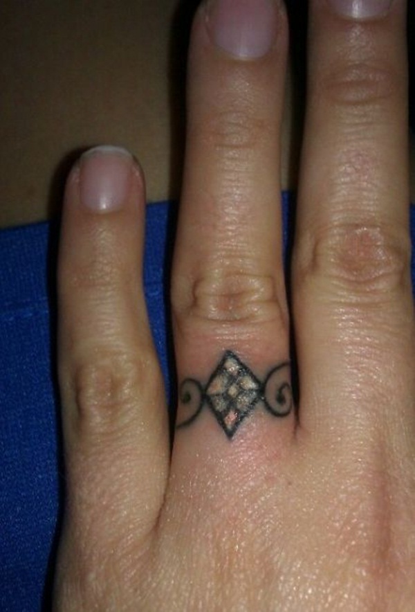 Wedding Ring Finger Tattoo Designs