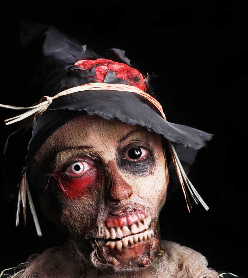 Zombie Scarecrow Makeup