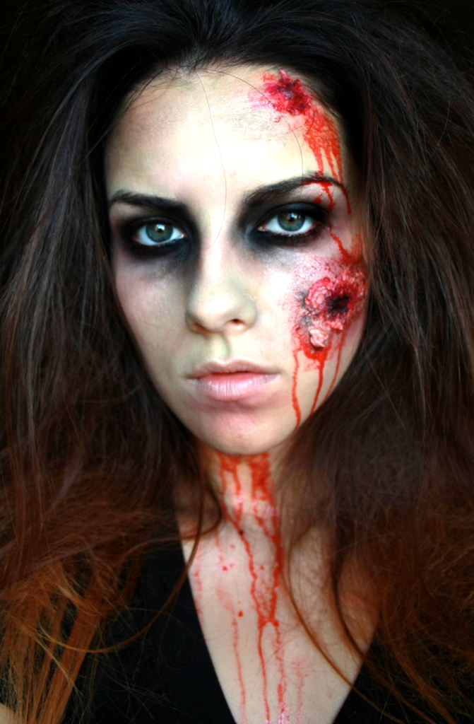 black eye zombie makeup ideas
