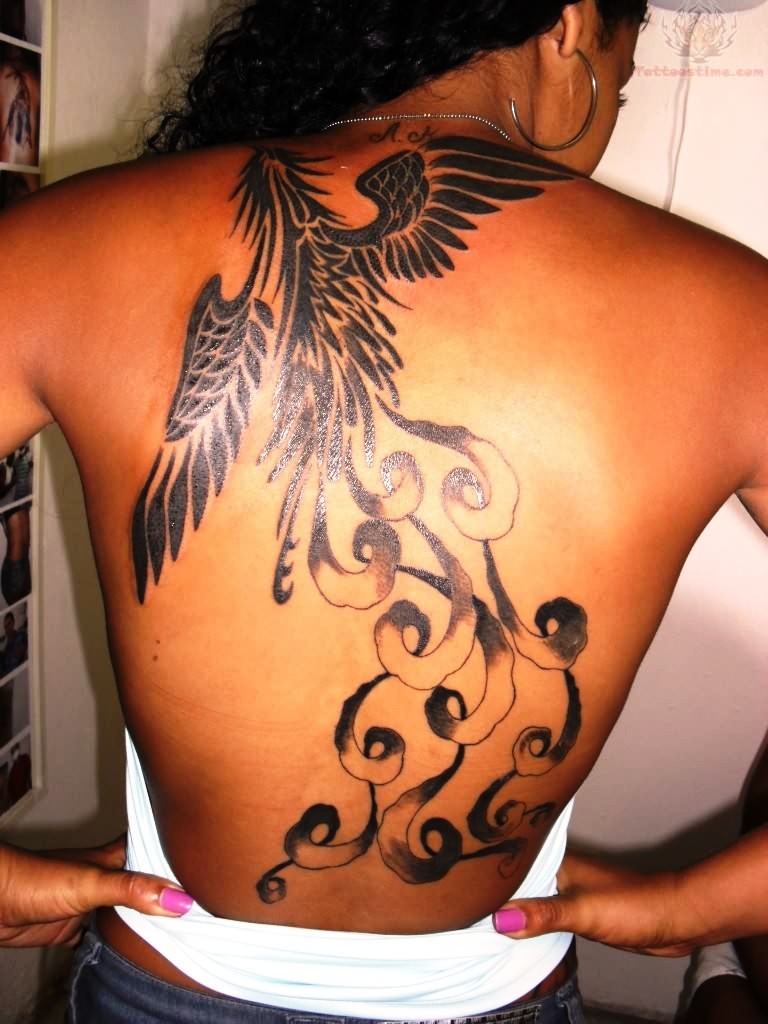 phoenix-full-back-tattoo-for-girls