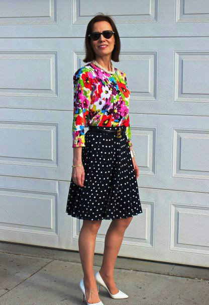 polka-dot-skirt over 50