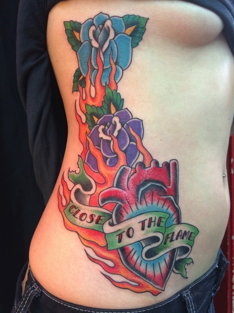 rib-colorful-tattoo-idea-for-women