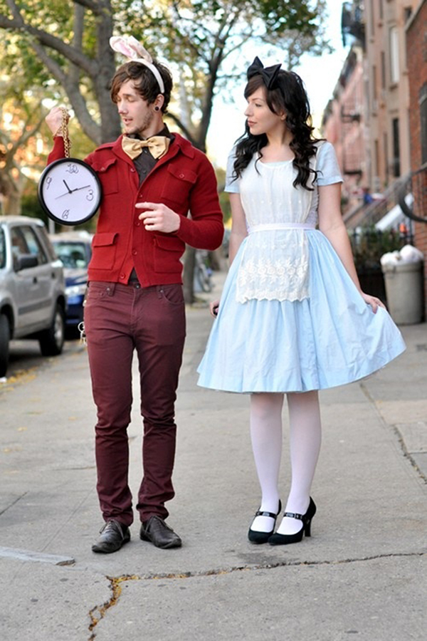 Alice and Wonderland Couples Halloween Costume