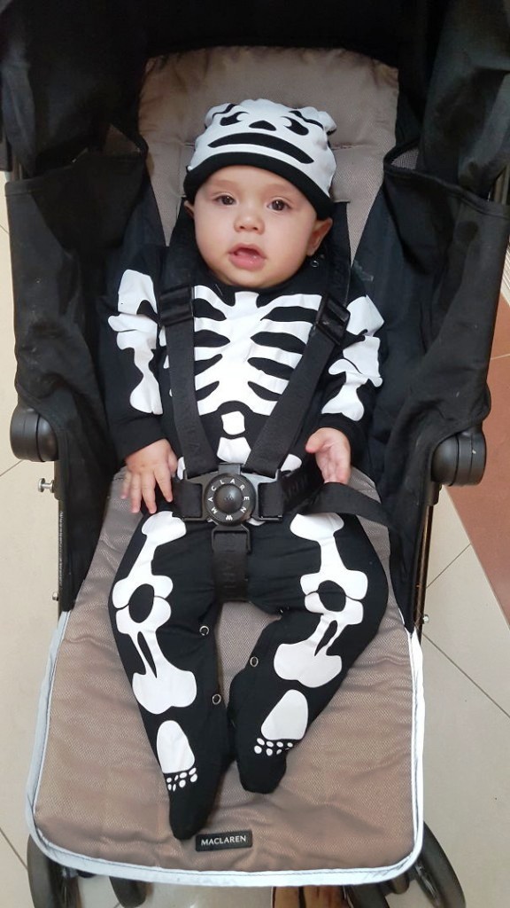 Baby Skeleton Halloween Costume