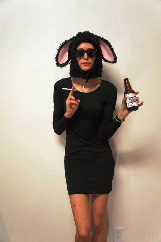 Black Sheep Funny Pun Adult Halloween Costume