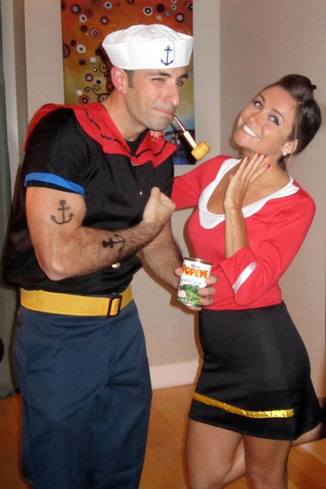 Couples Halloween Costumes Popeye