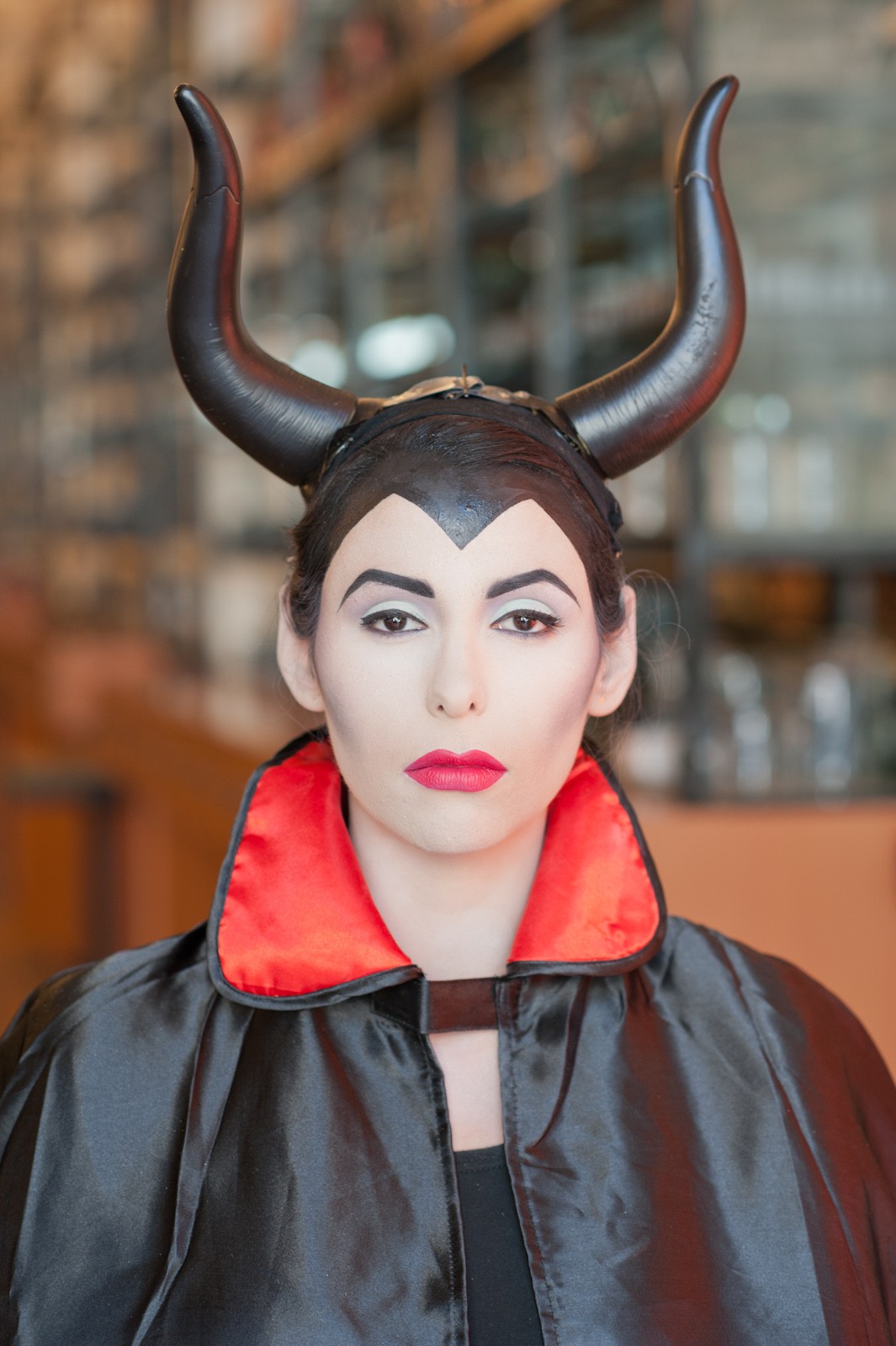 DIY Maleficent Costume Makeup