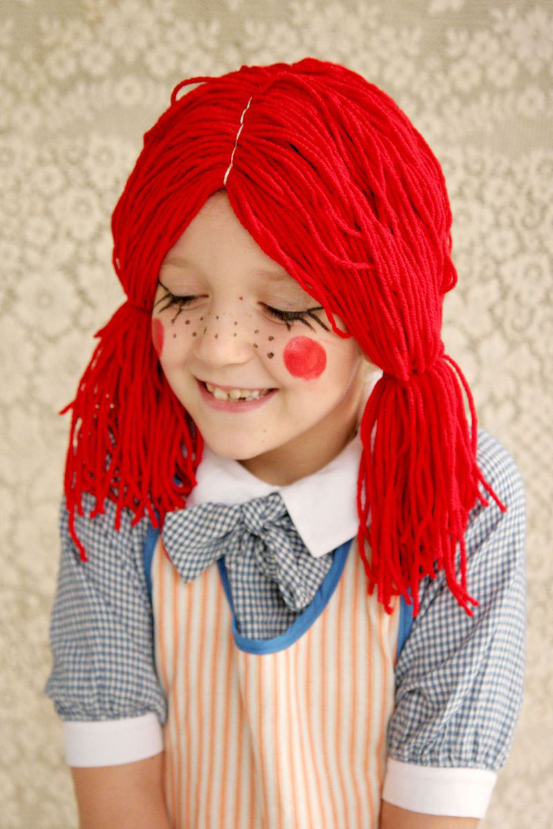 DIY Rag Doll Halloween Costume