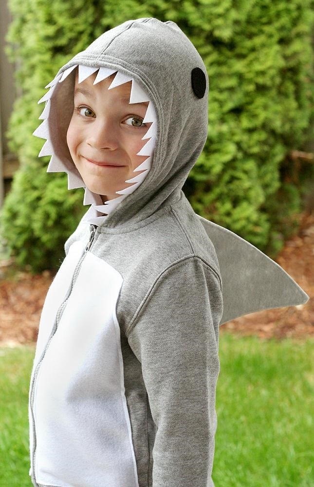 DIY Shark Halloween Costume