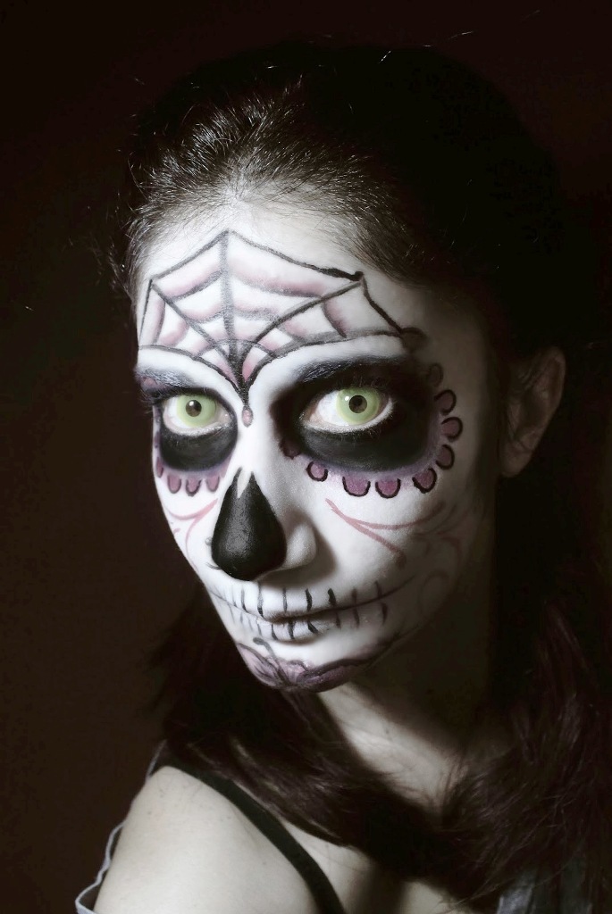 Day of the Dead Sugar Skull Makeup